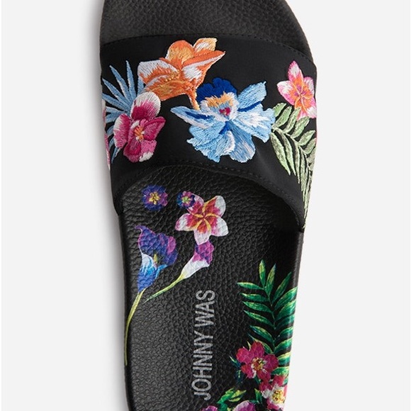 Johnny Was Shoes Nwt Johnny Was Embroidered Sandals Aruba Pool